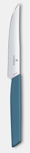 Cutit Victorinox Swiss Modern pentru friptura, lama 12cm, Blue 6.9006.122 - Img 2