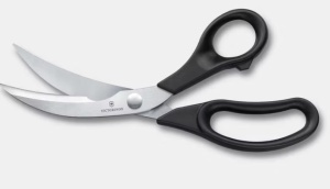Foarfeca pentru fructe mare&pui Victorinox Seafood&Poultry, lama 11cm, Black 7.6342 - Img 1