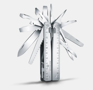 Multifunctional Victorinox Swiss Tool X, 115 mm, teaca nylon, argintiu 3.0327.N - Img 5