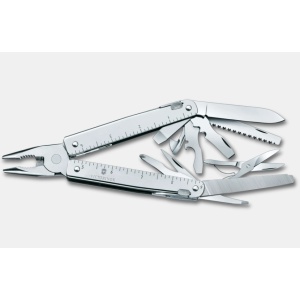 Cumpara Multifunctional Victorinox Swiss Tool X cu clinchet, 115 mm, teaca nylon, argintiu 3.0339.N 5