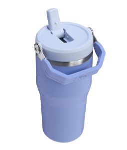 Pahar termoizolant The IceFlow Flip Straw Tumbler 2.0, 0.6L, Hydrangea 10-12044-049 - Img 2