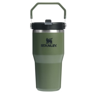 Pahar termoizolant The IceFlow Flip Straw Tumbler 2.0, 0.6L, Kaki 10-12044-051