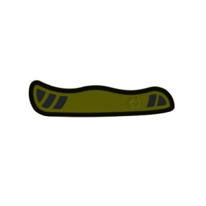 Prasea fata pentru bricege Victorinox, 111mm, Green/Black C.8334.C7.10
