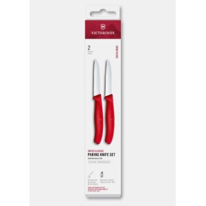 Set cutite curatat Victorinox Swiss Classic Paring Set, 2 piese, Red 6.7491.2C1