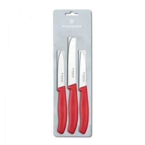Set cutite curatat Victorinox Swiss Classic Paring Set, 3 piese, Red 6.7111.3