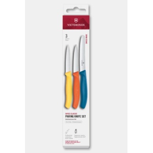 Set cutite curatat Victorinox Swiss Classic Paring Set, 3 piese, Multicolor 6.7116.32C1