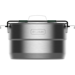 Set vase pentru camping Stanley The Full Kitchen Base Camp Cook Set 3.5L, Stainless Steel 10-02479-025 - Img 5