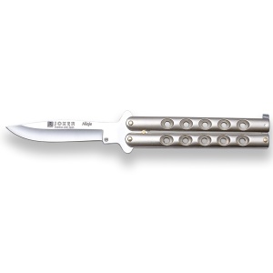 Briceag fluture Joker Ninja, maner zamak, lama 10 cm N101C