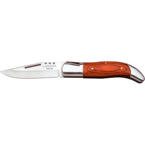 Briceag Joker Laguiole, maner lemn rosu presat, lama 9 cm JKR0285