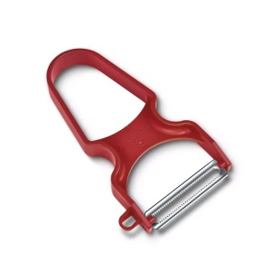 Curatator Victorinox Rapid Peeler, 110mm, lama dubla zimtata, ABS, red 6.0933.1 - Img 3