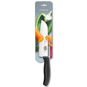 Cutit Chef Victorinox Swiss Classic Santoku, lama 17cm, Black 6.8503.17B - Img 2