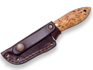 Cutit Outdoor Joker BS9 AVISPA Scandi, maner mesteacan cret, lama full tang 8cm CL121 - Img 2