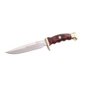Cutit Outdoor Muela RANGER-12,maner lemn presat coral, lama 12 cm