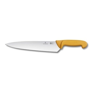 Cutit pentru feliat Victorinox Swibo Carving Knife, lama 21cm, Orange 5.8451.21