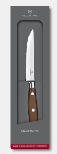 Cutit pentru friptura Victorinox Grand Maitre Steak Knife, lama 12cm, Wood 7.7200.12WG - Img 5