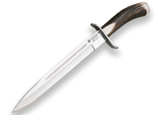 Cutit pentru injunghiere Joker Chamois, maner corn cerb, lama 25.5cm CC31 - Img 1