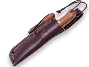 Cutit pentru Outdoor Joker Campero BS9, maner lemn de nuc, lama full tang 10.5cm CN112-P - Img 2