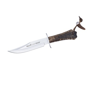 Cutit Vanatoare Muela Albar 18H, maner corn de cerb lama 18 cm