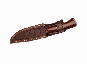 Cutit Vanatoare Muela Braco-11DAM.M, maner lemn presat coral lama 11 cm - Img 2