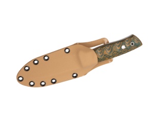 Cutit Vanatoare Muela KODIAK-G/K,maner micarta 3D black mustard, lama 10 cm - Img 3