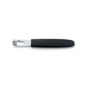 Cutit Victorinox pentru decojit&decorat lamai, lama 5cm, Black 5.3403