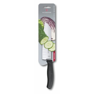 Cutit Victorinox Swiss Classic Santoku, lama 17cm, Black 6.8523.17B 2