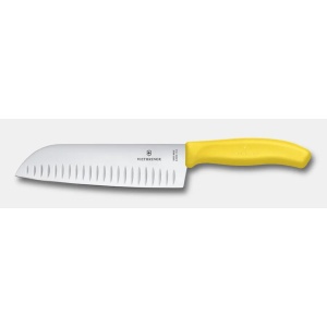 Cutit Victorinox Swiss Classic Santoku, lama 17cm, Yellow 6.8526.17L8B