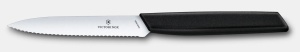 Cutit Victorinox Swiss Modern pentru decojit, lama 10cm, Black 6.9003.10W - Img 1