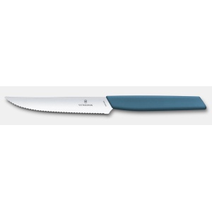 Cutit Victorinox Swiss Modern pentru friptura, lama 12cm, Blue 6.9006.12W2