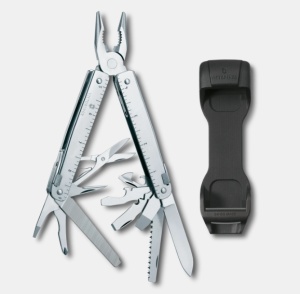 Multifunctional Victorinox Swiss Tool X, 115 mm, teaca compacta, argintiu 3.0327.H - Img 1