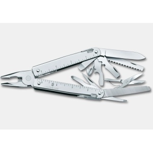 Cumpara Multifunctional Victorinox Swiss Tool X, 115 mm, teaca nylon, argintiu 3.0327.NB1 Blister 8