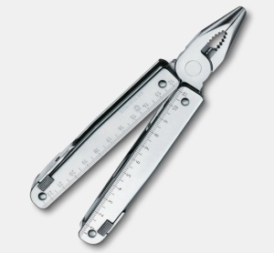Multifunctional Victorinox Swiss Tool X, 115 mm, teaca nylon, argintiu 3.0327.N - Img 6