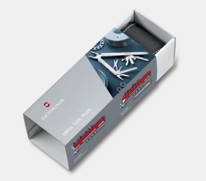 Multifunctional Victorinox Swiss Tool X cu clinchet, 115 mm, teaca piele, argintiu 3.0339.L - Img 4