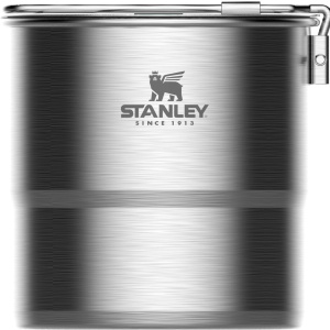 Set gatit pentru camping Stanley The Stainless Steel Cook Set For Two 1.0L, Stainless Steel 10-09997-003 - Img 1