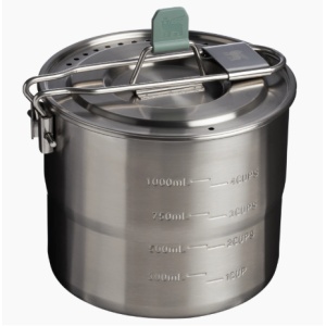 Set gatit pentru camping Stanley Wildfare Go Two Bowl Cook Set, Stainless Steel 10-09997-020