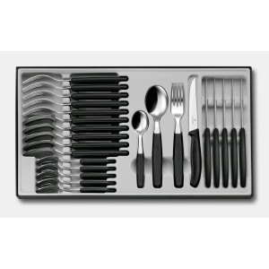 Set Victorinox Swiss Classic Table Set, 24 piese, Black 6.7233.24