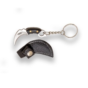 Briceag breloc Joker Karambit, maner lemn, lungime 5.6cm JKR0831