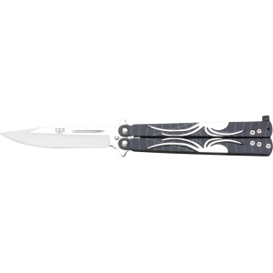 Briceag fluture Joker, maner aluminiu, lama 9.5cm JKR0343