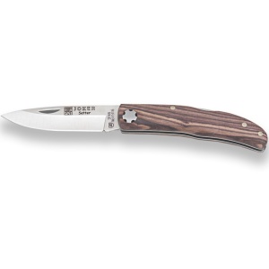 Briceag Joker Setter, maner lemn trandafir, lama 6.5cm NP111