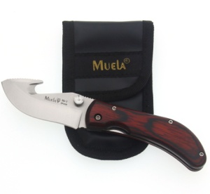 Briceag jupuit Muela SW-8R,maner lemn presat de coral, lama 7.5 cm - Img 2