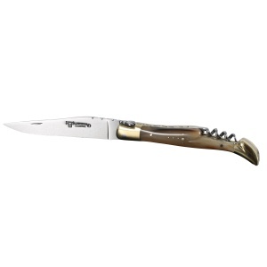 Briceag Laguiole en Aubrac, maner Corn Bivol African, lama 12cm - LGL0312PCL/FSI1