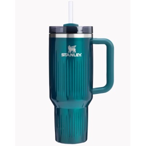Cana termoizolanta Stanley The Quencher H2.O Fluted Tumbler 1.18L, Green 10-13002-017