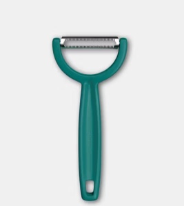 Curatator Victorinox Ypso Peeler, lama dubla zimtata, Red 6.0963.1 - Img 2