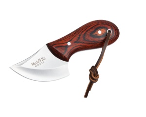 Cutit jupuit Muela MOUSE-6R,maner lemn presat coral, lama 6 cm - Img 1