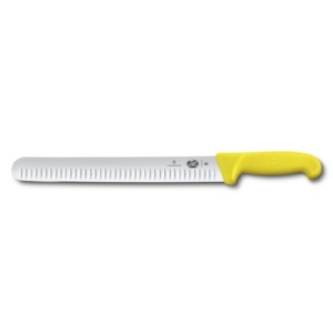 Cutit pentru feliat Victorinox Slicing Knife, lama 30cm, Yellow 5.4728.30B Blister