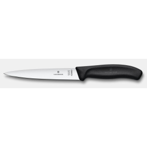 Cutit pentru filetat Victorinox Swiss filleting Knife, 16cm, Black 6.8713.16B