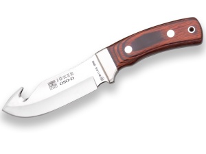 Cutit pentru jupuit Joker Oso D, maner lemn stamina, lama 12cm CR55 - Img 1