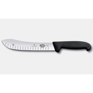 Cutit pentru macelarie Victorinox Butcher Knife, lama 20cm, Black 5.7423.20