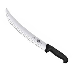 Cutit pentru macelarie Victorinox Butcher Knife, lama 31cm, Black 5.7323.31