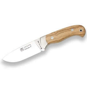 Cutit pentru Outdoor Joker Montes II, maner lemn maslin, lama full tang 10.5cm CO08